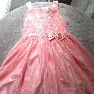 Rosette Light Pink Dress